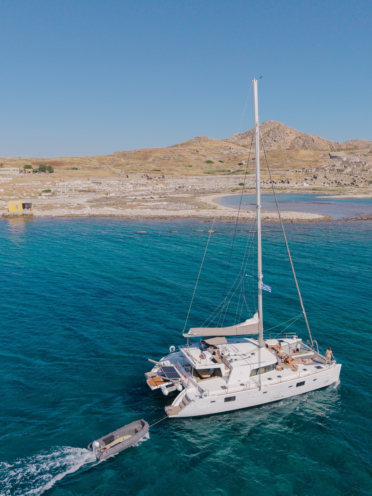 The Boho Experience — luxury catamaran cruise, Mykonos