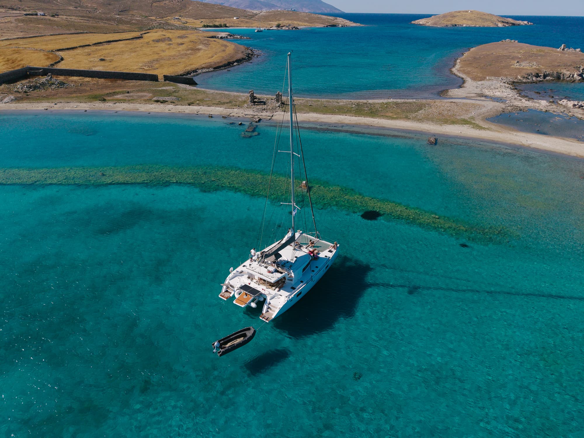 The Boho Experience — luxury catamaran cruise, Mykonos